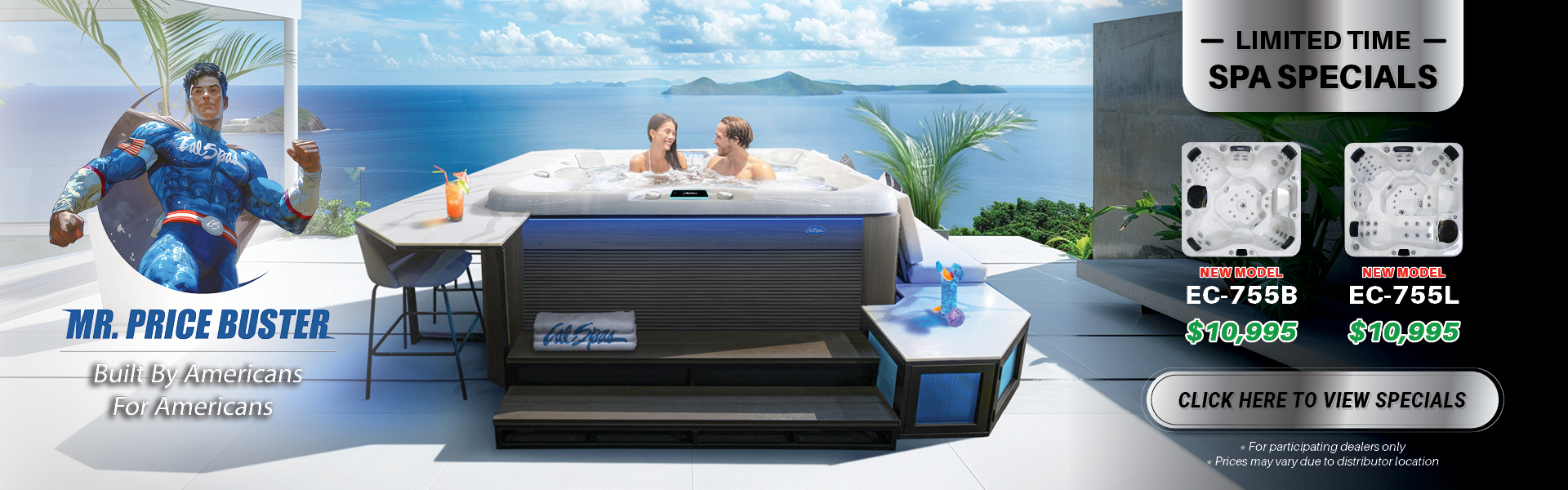 Calspas hot tub being used in a family setting - Pawtucket